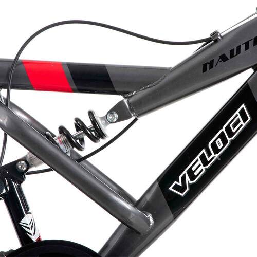 Bicicleta Veloci Nautilus Rodada 20 Gris De Montaña