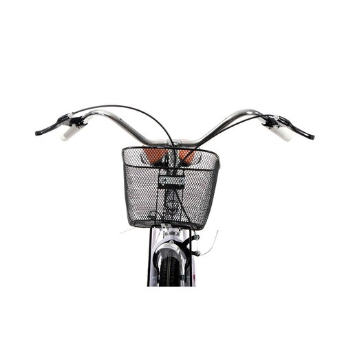Bicicleta Veloci Spring City Rodada 24 Blanco Urbana