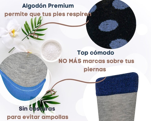 Calcetines hombre, Algodón Premium, DELGADOS, Suaves y