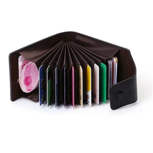 Cartera Tarjetero Organizador Porta Tarjetas Multi Ranuras