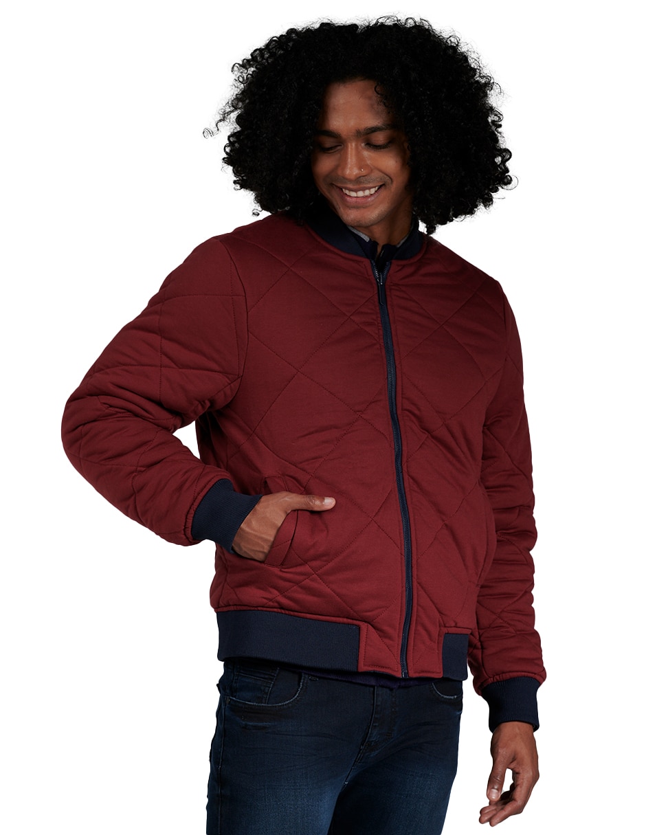 Chamarra tipo bomber discount hombre