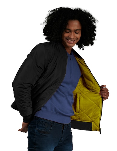 Chamarra Tipo Bomber Reversible Para Hombre Generra 228410