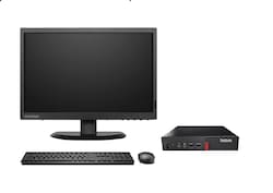 PC Lenovo M710 TINY- Intel Core i3-7a- 8GB RAM- 1TB SSD- Monitor 19"- Windows 10 PRO- Equipo Clase A, Reacondicionado