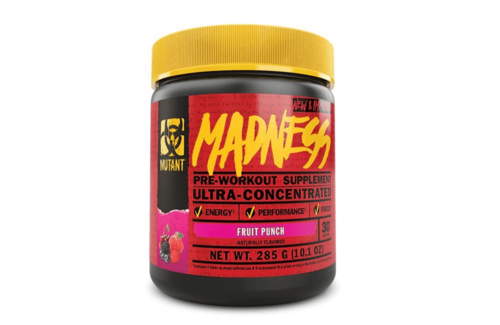Madness Mutant pre-workout  (30 Serv) sabor ponche de frutas 