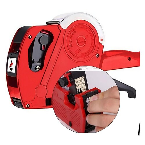 Etiquetadora Manual De Precio 8 Dígitos+2 Rollo Etiquetas