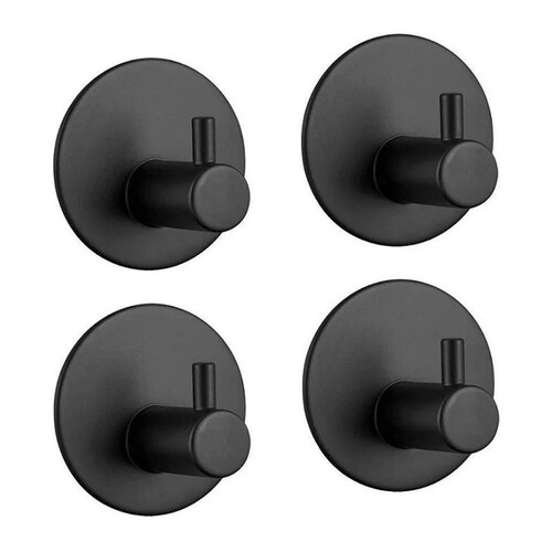 4 Piezas, Gancho De Pared De Acero Inoxidable, Gancho
