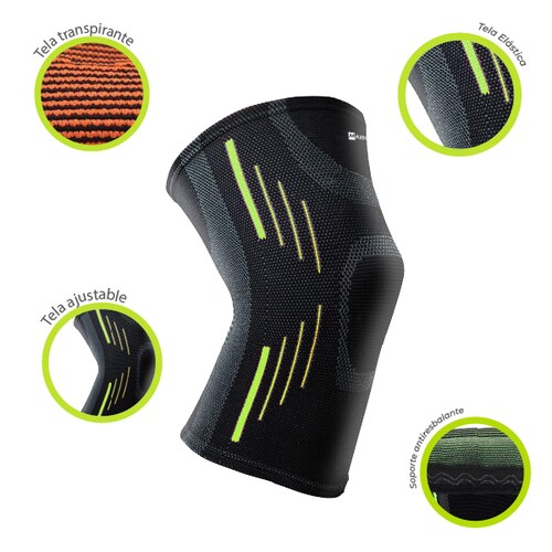 1 Par De Rodillera Elástica De Compresión Premium, Sport Hx915 Maxfit