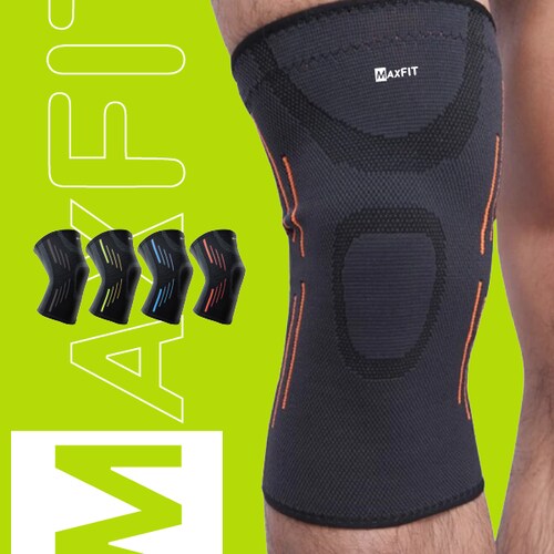 1 Par De Rodillera Elástica De Compresión Premium, Sport Hx915 Maxfit