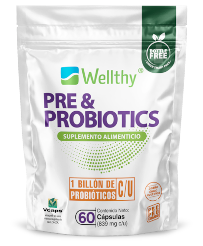 Pre & pro biotics Wellthy 60 caps