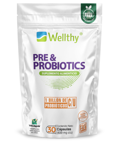 Pre & pro biotics Wellthy 30 caps
