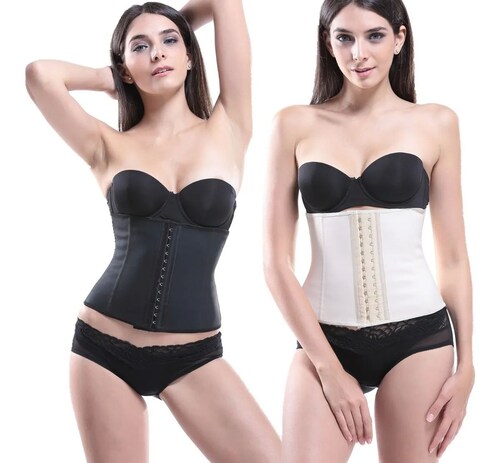 Faja Negra Colombiana Reductoras De Latex Talla M