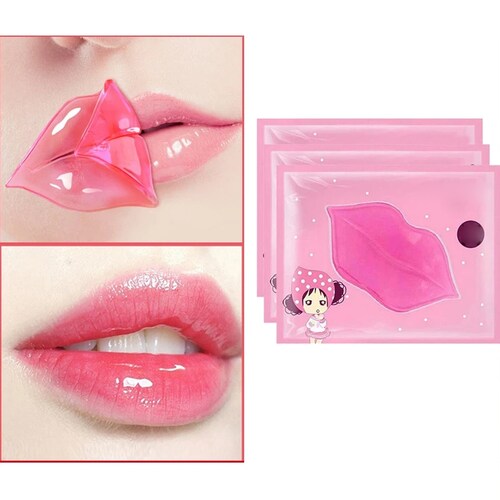 Paquete 10 Mascarillas Hidratantes + 10 Colágeno Labios + 10 Para Ojos.