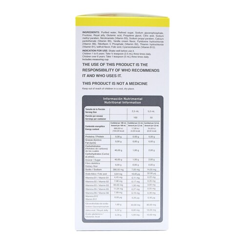 Actikroll Jarabe para Niños 250 ml, Estimulante del Apetito y Concentración, Salud Natural