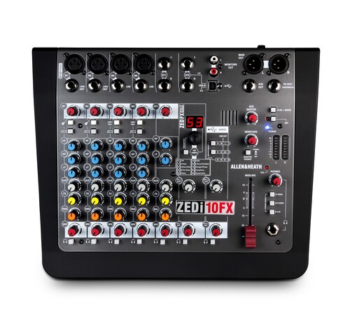 Mezcladora 10 Canales Allen & Heath Zedi-10fx Con Efectos.