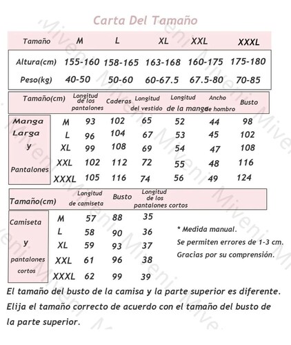 Pijamas Para Mujer De Seda 7 Piezas Roja Talla L