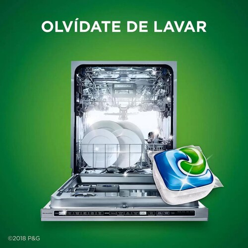 Detergente para Lavavajillas Cascade Platinum 48 Cápsulas