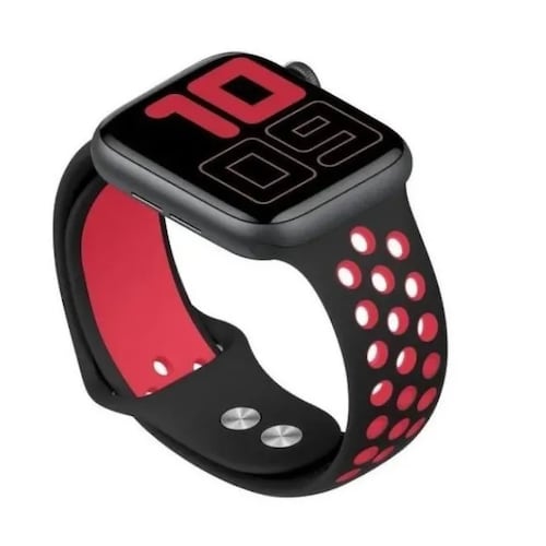 Smartwatch Reloj Inteligente T55 Rojo Bluetooth Llamadas Mensajes Android Ios iPhone