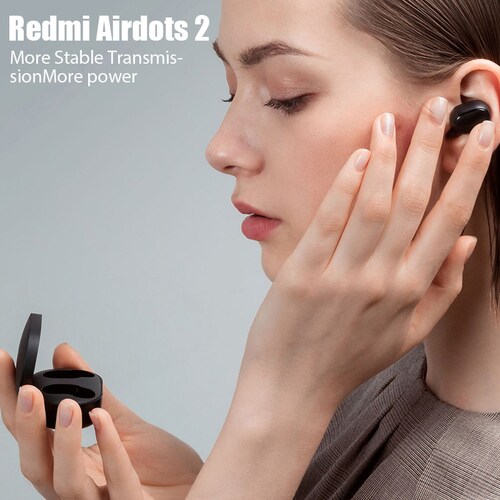 Xiaomi Redmi AirDots 2 Audífonos inalámbricos, Bluetooth 5,0, auriculares internos estéreo con microfono
