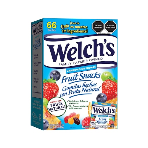 Welch's Fruit Snacks Gomitas de Fruta 1.498 Kg