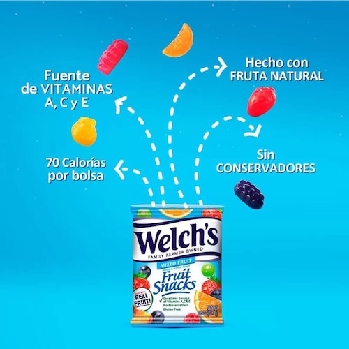 Welch's Fruit Snacks Gomitas de Fruta 1.498 Kg