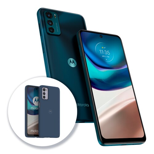 Celular Motorola Moto G42 Verde 4Gb + 128Gb Liberado + Case Azul