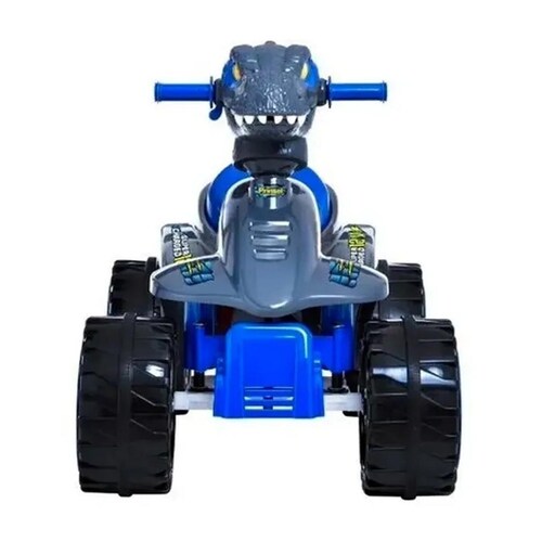 Moto Electrica Prinsel Mini Quad Dinosaurio Raptor Blue 12V