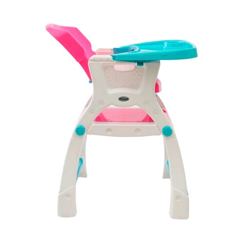 Silla Alta Periquera Prinsel 2 en 1 Caddy Rosa 1005 .