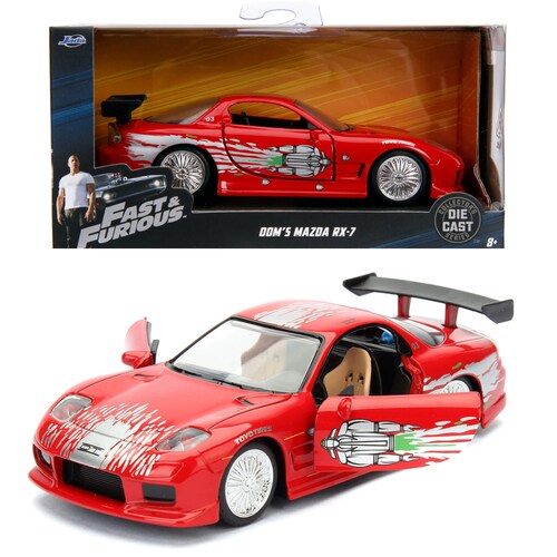 Dom´s Mazda RX-7 Rápido Y Furioso Jada 1:24 Jadatoys Mazda RX-7