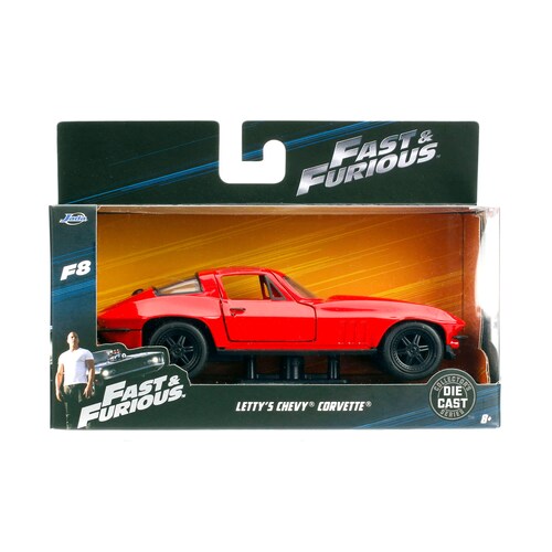 Letty 1966 Chevy Corvette Rapido y Furioso Jada Toys Escala 1:32