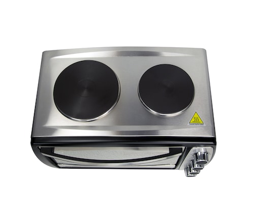 Horno eléctrico de acero inoxidable SUPRA HP-2P con dos quemadores superiores