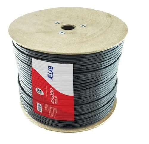 Bobina De Cable Utp Red Cat5e Exterior Blindado Doble Forro