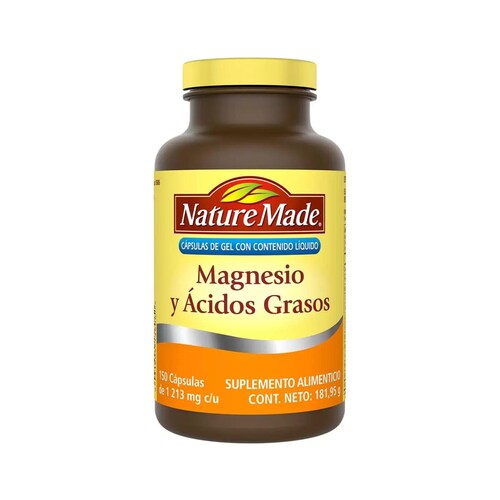 Magnesio y Ácidos Grasos NM 250 Mg 150 Caps