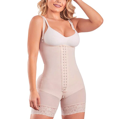 Fajas Colombianas Powernet Moldeador De figura, Faja Colombiana Reductora De Medidas Realce Natural, Faja Colombiana Levanta Glúteos Para Mujer Con Broches Alta Compresión.