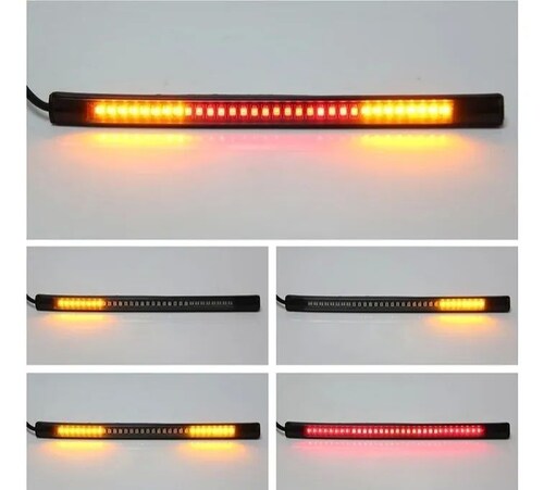 Tira De Led Moto Stop Direccionales Universal 