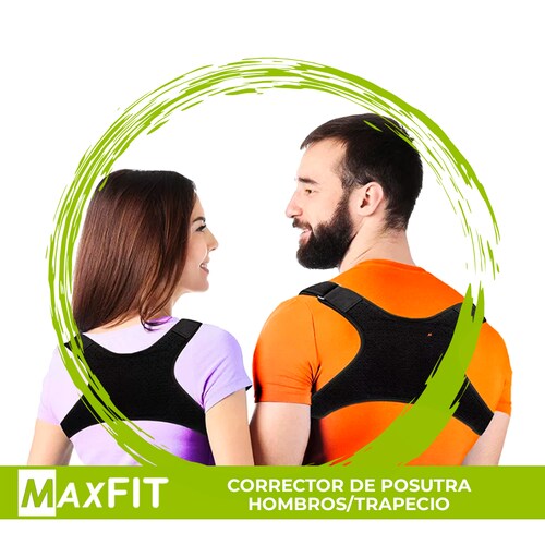 Corrector De Postura Ajustable Unisex De Espalda Maxfit Hb202