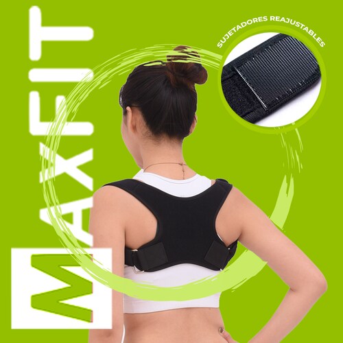 Corrector De Postura Ajustable Unisex De Espalda Maxfit Hb202