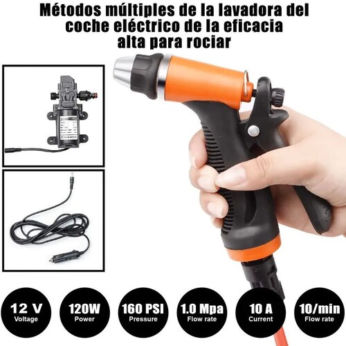 Limpiador Portátil Alta Presión Pistola Hidrolavadora
