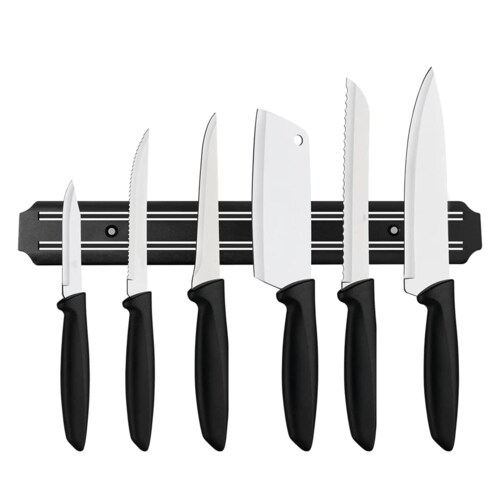 Tira magnética de almacenamiento de cuchillos, soporte para cuchillos, tira  de cuchillos, soporte para utensilios de cocina, soporte para