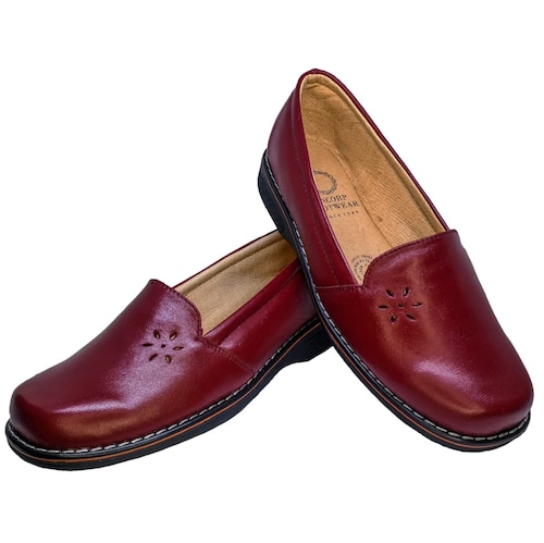 Zapato Suave Dama Pie Diabético Delicado Piel Borrego suave y cómodo Amplio.