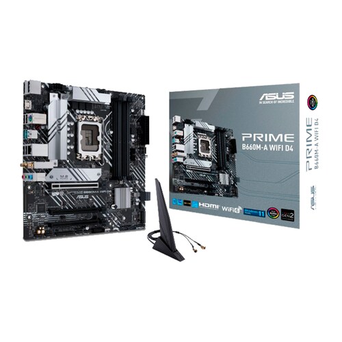 Tarjeta Madre Intel 12va Gen Asus Prime B660M-A Wfi D4