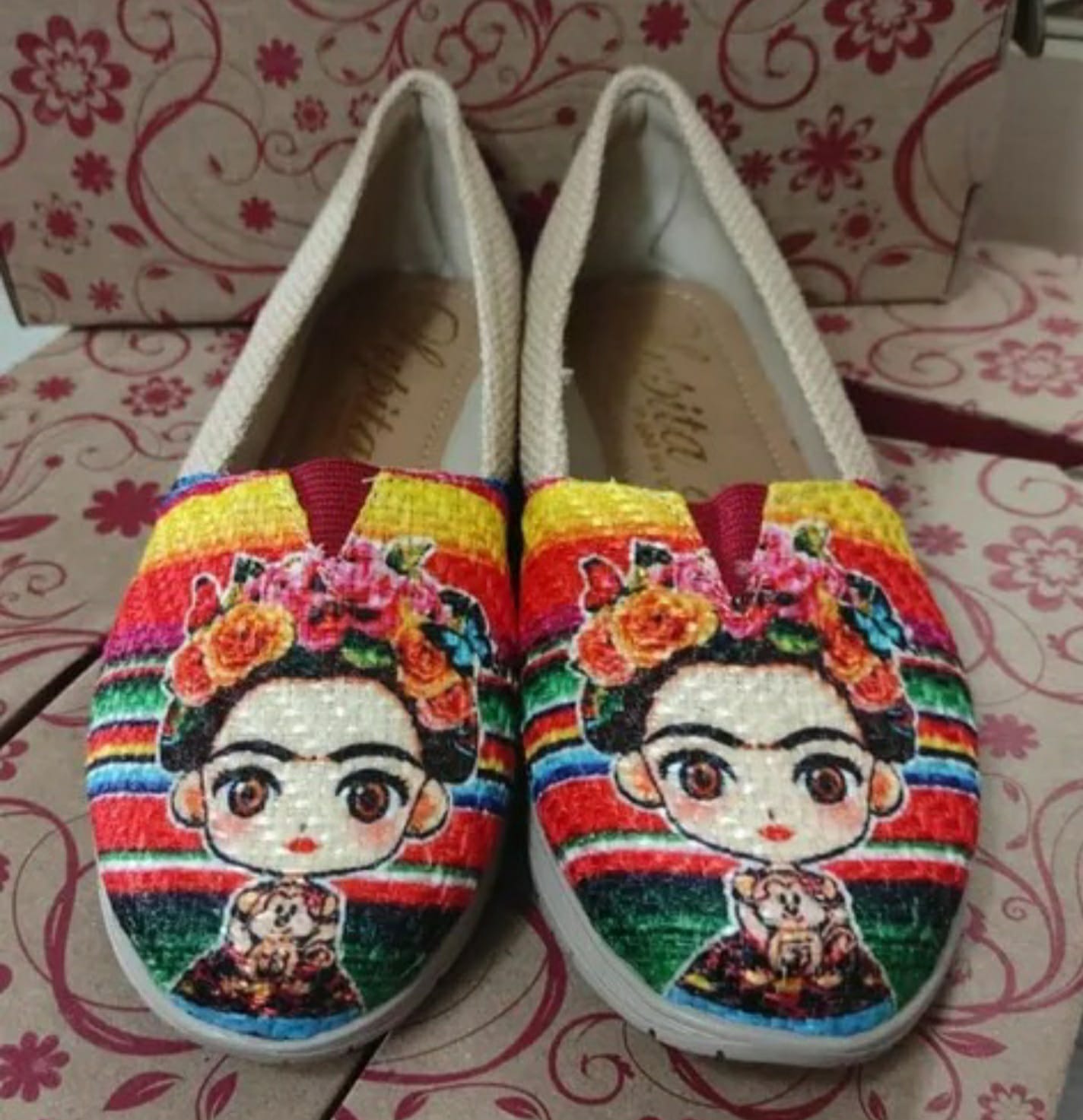 Zapatos artesanales cheap de frida kahlo