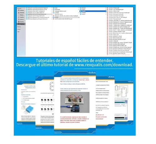  Kit Compatible C/ Arduino Uno Con Español Tutorial