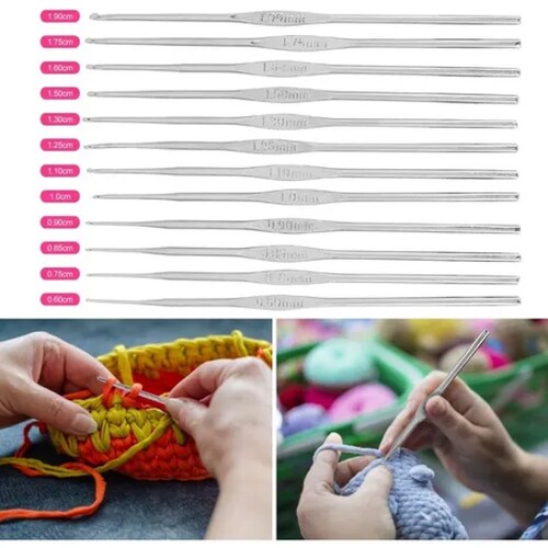 Kit De Ganchos Y Accesorios Para Tejer Al Crochet 84 Pzas