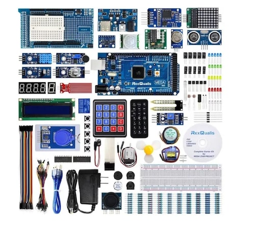 Kit Compatible C/ Arduino Mega 2560 Con Español Tutorial