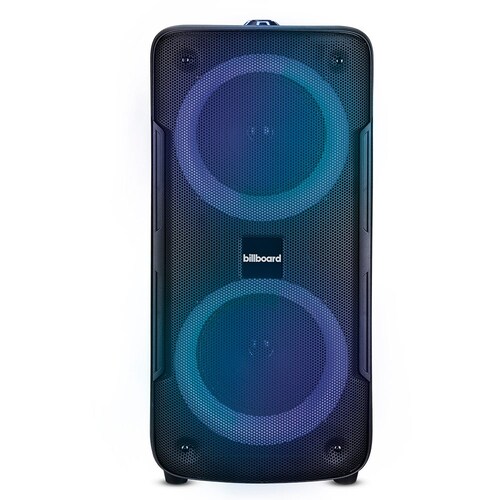 Bocina Inalámbrica Con Luz LED Carbono Beat Max Billboard Color Negro