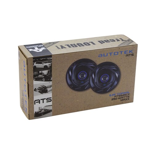 Bocinas Coaxiales Full-Range para Carro Autotek ATS525CX 250 Watts 5.25 Pulgadas 4 Ohms 125 Watts RM 