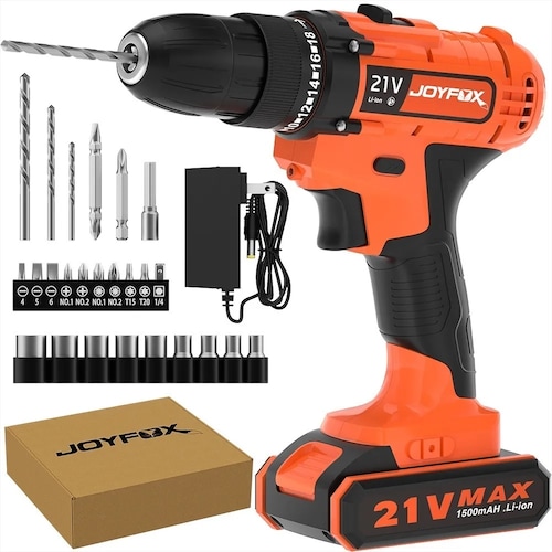 Taladro Atornillador Inalámbrico Joyfox K004-227 C/1 Batería.