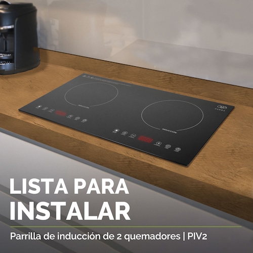 Parrilla De Inducción De 2 Zonas Estufa Eléctrica Avera PIV2
