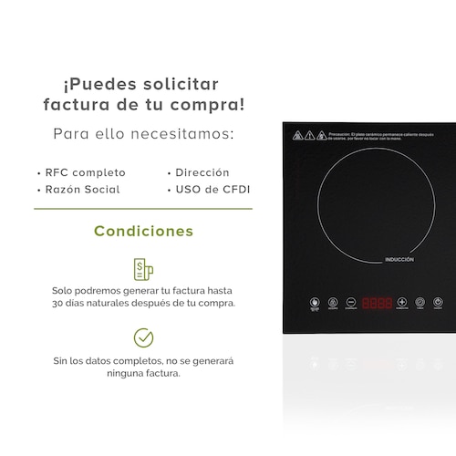 Parrilla De Inducción De 2 Zonas Estufa Eléctrica Avera PIV2