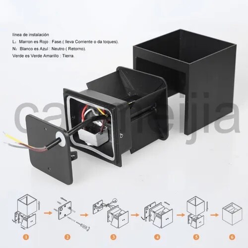 12w Luz De Pared Luz Arbotante Led Pared Uso Exterior 3000k
